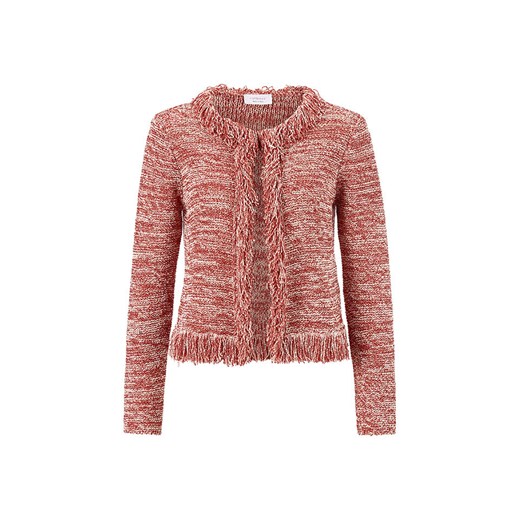 Sweter damski różowy Rich & Royal z dekoltem w serek