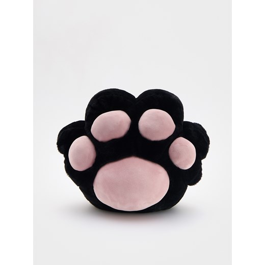 Reserved - Poduszka w kształcie łapki z kocykiem - ciemnoszary Reserved ONE SIZE Reserved