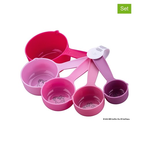 Dr. Oetker Miarki (5 szt.) &quot;Peppa&quot; w kolorze jasnoróżowo-fioletowym ze sklepu Limango Polska w kategorii Akcesoria kuchenne - zdjęcie 174594533