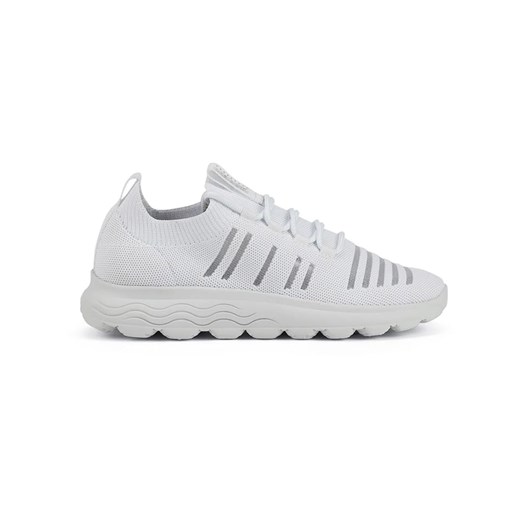 Geox buty sportowe damskie sneakersy tkaninowe na płaskiej podeszwie