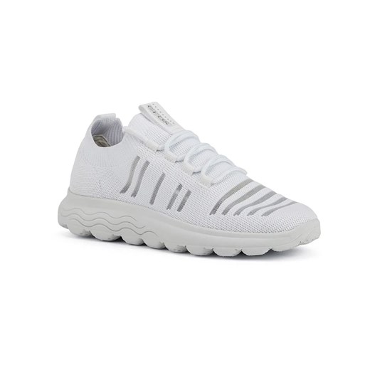 Buty sportowe damskie Geox sneakersy tkaninowe na płaskiej podeszwie