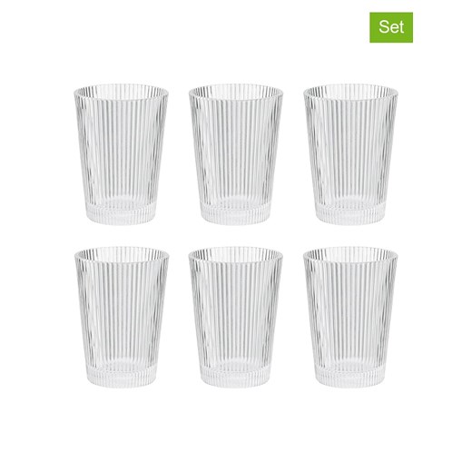 Stelton Szklanki (6 szt.) &quot;Pilastro&quot; - 240 ml ze sklepu Limango Polska w kategorii Szklanki - zdjęcie 174595623