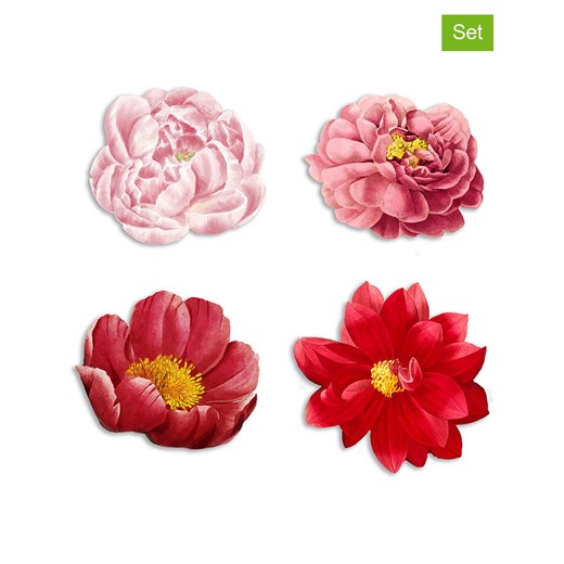 Madre Selva Podkładki (4 szt.) &quot;Spring Flowers&quot; - Ø 12 cm ze sklepu Limango Polska w kategorii Akcesoria kuchenne - zdjęcie 174605964