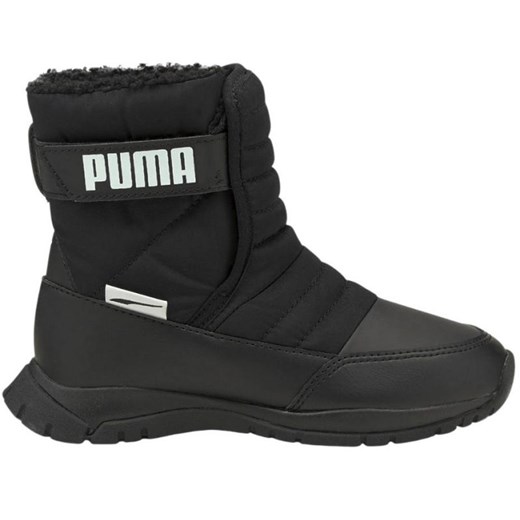 Buty Puma Nieve Wtr Ac Ps 380745 03 czarne ze sklepu ButyModne.pl w kategorii Buty zimowe dziecięce - zdjęcie 174605981