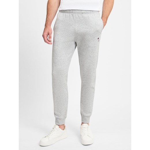 Champion Męskie spodnie dresowe Mężczyźni Bawełna jasny szary marmurkowy ze sklepu vangraaf w kategorii Spodnie męskie - zdjęcie 174607120