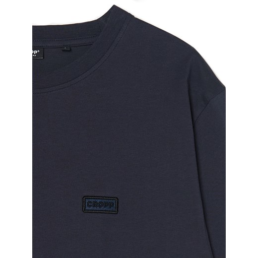 Cropp - T-shirt z haftem - szary Cropp XXL Cropp