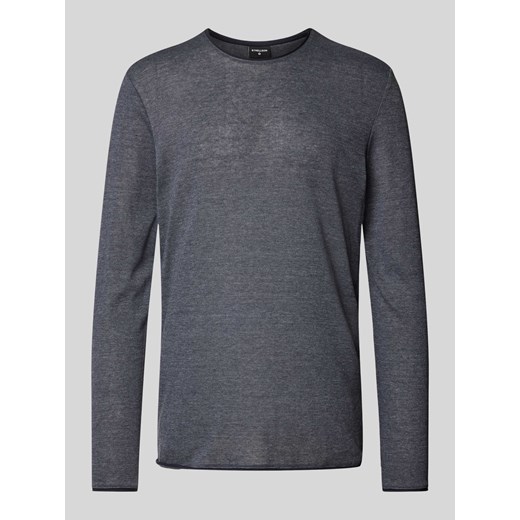 Sweter z dzianiny z okrągłym dekoltem model ‘Prospect’ ze sklepu Peek&Cloppenburg  w kategorii Swetry męskie - zdjęcie 174611903