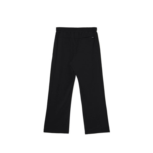Cropp - Czarne spodnie dresowe z zatrzaskami - czarny Cropp XS Cropp