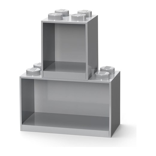 LEGO Regał "Brick" w kolorze szarym - 21,5 x 32 x 16 cm - id: 10719145 - marki Lego - 174615080 LEGO Regał "Brick" w kolorze szarym - 21,5 x 32 x 16 cm ze sklepu Limango Polska w kategorii Meble dziecięce - zdjęcie 174615080