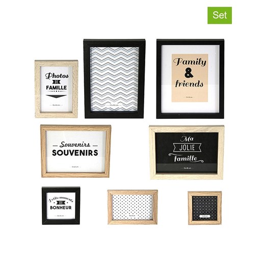 THE HOME DECO FACTORY Ramki (8 szt.) w kolorze czarnym i jasnobrązowym na zdjęcia - id: 5989231 - marki The Home Deco Factory - 174615350 THE HOME DECO FACTORY Ramki (8 szt.) w kolorze czarnym i jasnobrązowym na zdjęcia ze sklepu Limango Polska w kategorii Ramki na zdjęcia - zdjęcie 174615350