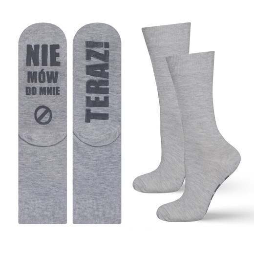 Skarpetki damskie SOXO z napisami nie mów do mnie ze sklepu Sklep SOXO w kategorii Skarpetki damskie - zdjęcie 174615444