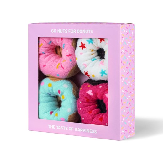 Zestaw 4x Stopki damskie SOXO Donuty w Pudełku ze sklepu Sklep SOXO w kategorii Skarpetki damskie - zdjęcie 174615452