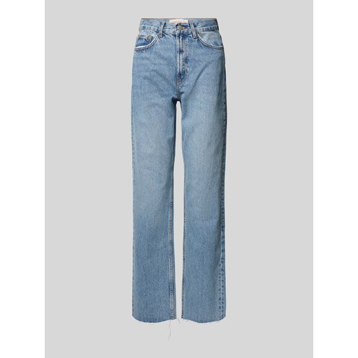 Jeansy z prostą nogawką i 5 kieszeniami model ‘ONLRILEY’ ze sklepu Peek&Cloppenburg  w kategorii Jeansy damskie - zdjęcie 174617734