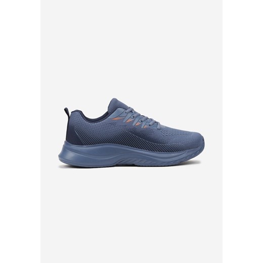 Niebieskie Buty Sportowe Sznurowane z Siateczki Arsavia ze sklepu born2be.pl w kategorii Buty sportowe męskie - zdjęcie 174619382