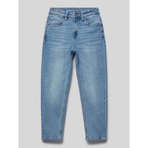 Jeansy o kroju dad fit z naszywką z logo model ‘Dalino’ ze sklepu Peek&Cloppenburg  w kategorii Spodnie chłopięce - zdjęcie 174621014