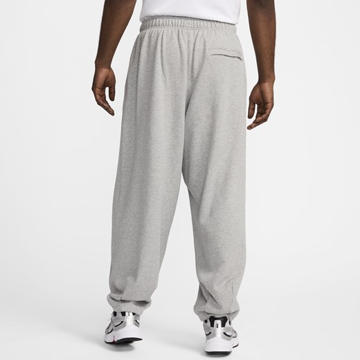 Męskie spodnie z dzianiny dresowej o kroju oversize Nike Club Fleece - Szary Nike XL Nike poland