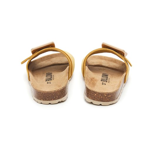 billowy Skórzane klapki w kolorze żółtym Billowy 37 okazja Limango Polska