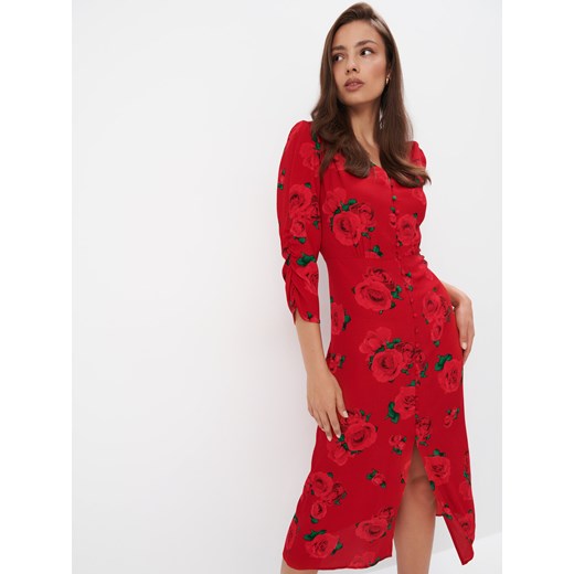 Sukienka Mohito z dekoltem w serek kopertowa 