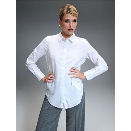 Sinsay - Koszula z kołnierzykiem - biały ze sklepu Sinsay w kategorii Koszule damskie - zdjęcie 174624024