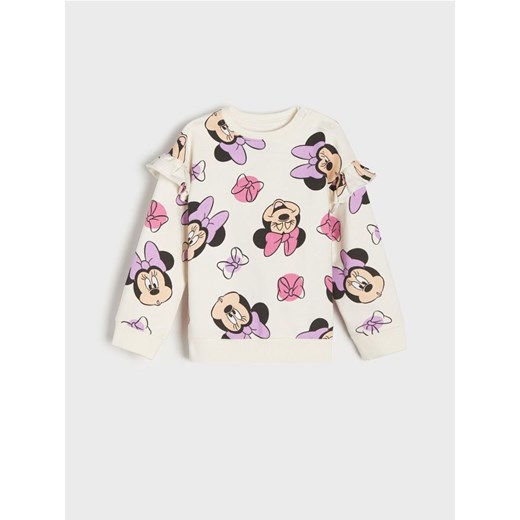 Sinsay - Bluza Myszka Minnie - kremowy ze sklepu Sinsay w kategorii Bluzy i swetry - zdjęcie 174624060