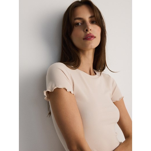 Bluzka damska Reserved beżowa 