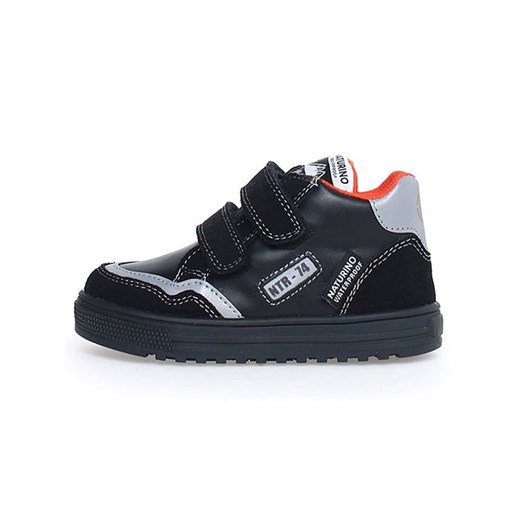 Naturino Skórzane sneakersy &quot;Ariton&quot; w kolorze czarnym ze sklepu Limango Polska w kategorii Buty sportowe dziecięce - zdjęcie 174625471