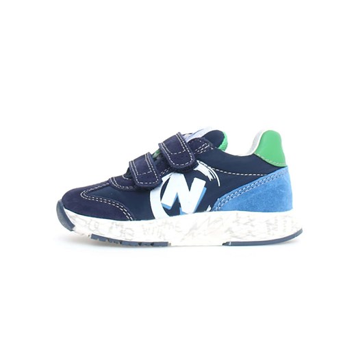 Naturino Skórzane sneakersy "Jesko 2" w kolorze granatowo-zielonym Naturino 36 Limango Polska okazja