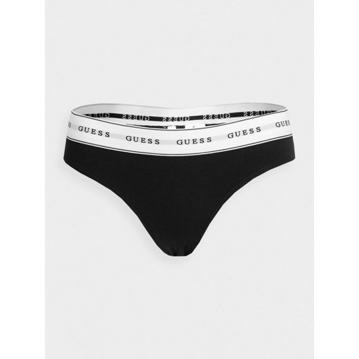 Damskie figi Guess Carrie Brief - czarne ze sklepu Sportstylestory.com w kategorii Majtki damskie - zdjęcie 174625974