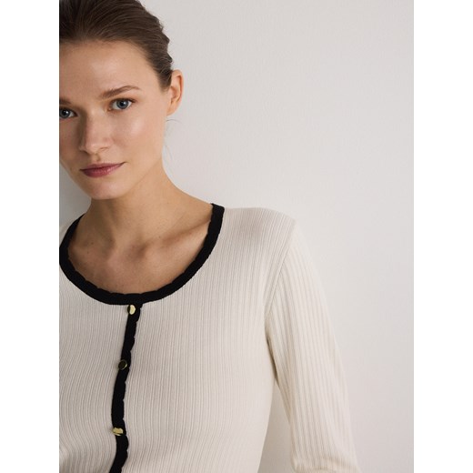 Reserved - Bluzka z wiskozą - wielobarwny Reserved M Reserved