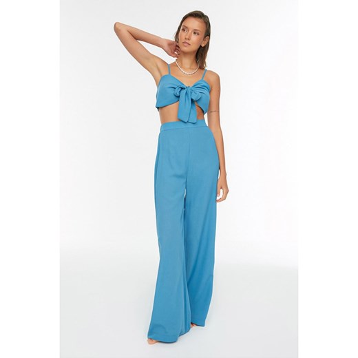 trendyol 2-częściowy zestaw w kolorze błękitnym ze sklepu Limango Polska w kategorii Bluzki damskie - zdjęcie 174633990