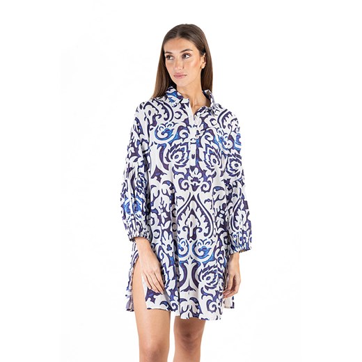 Isla Bonita by SIGRIS Sukienka w kolorze biało-granatowym ze sklepu Limango Polska w kategorii Sukienki - zdjęcie 174636554