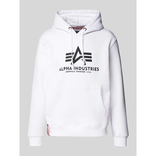 Bluza z kapturem z nadrukiem z logo ze sklepu Peek&Cloppenburg  w kategorii Bluzy męskie - zdjęcie 174638574