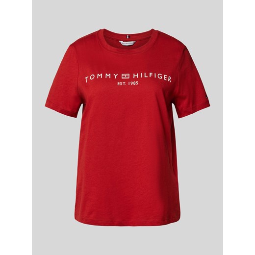 T-shirt z nadrukiem z logo ze sklepu Peek&Cloppenburg  w kategorii Bluzki damskie - zdjęcie 174638584
