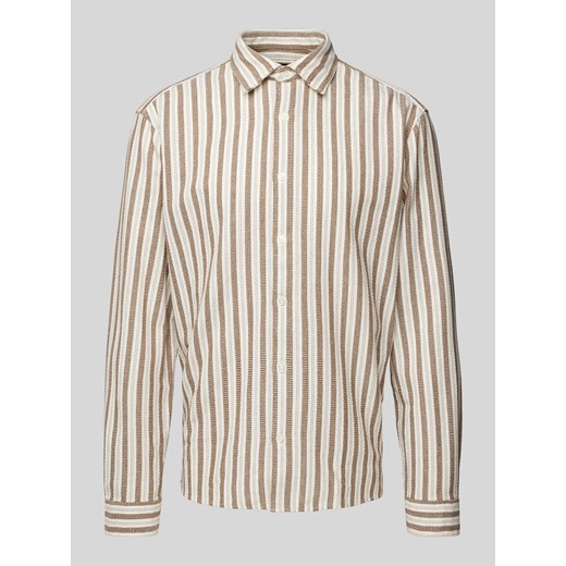 Koszula casualowa regular fit z kołnierzykiem typu kent ze sklepu Peek&Cloppenburg  w kategorii Koszule męskie - zdjęcie 174638600