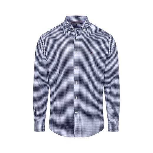 Tommy Hilfiger Koszula męska Mężczyźni Regular Fit Bawełna granatowy w kratkę ze sklepu vangraaf w kategorii Koszule męskie - zdjęcie 174639864