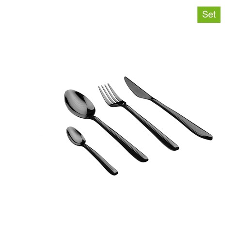 Björn 24-częściowy zestaw sztućców "Olaf" w kolorze czarnym - id: 13755865 - marki Björn - 174639984 Björn 24-częściowy zestaw sztućców "Olaf" w kolorze czarnym ze sklepu Limango Polska w kategorii Sztućce - zdjęcie 174639984