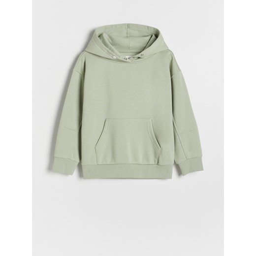 Reserved - Bluza z kapturem - jasnozielony ze sklepu Reserved w kategorii Bluzy dziewczęce - zdjęcie 174641550