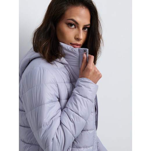 Sinsay - Kurtka z kapturem - niebieski Sinsay M Sinsay