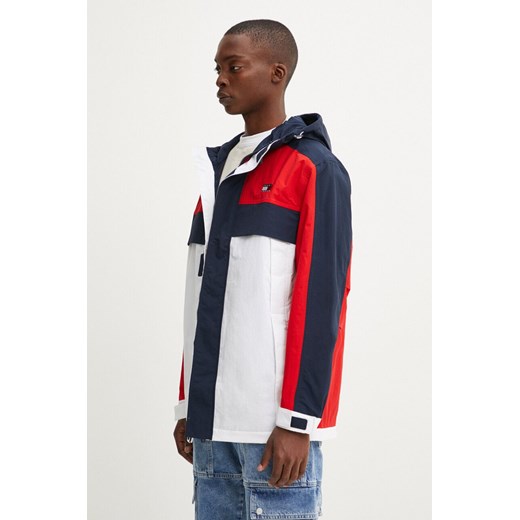 Tommy Jeans kurtka męska kolor granatowy przejściowa DM0DM19477 ze sklepu ANSWEAR.com w kategorii Kurtki męskie - zdjęcie 174646862