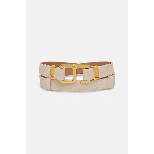Elisabetta Franchi pasek damski kolor beżowy CT42S47E2 ze sklepu ANSWEAR.com w kategorii Paski damskie - zdjęcie 174647283