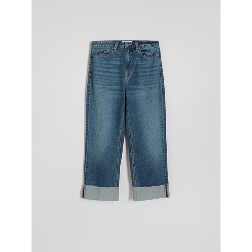 Reserved - Jeansy straight - niebieski Reserved 34 Reserved