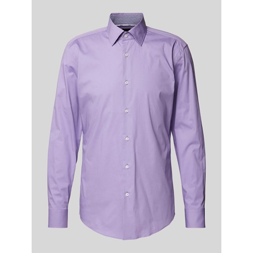 Koszula biznesowa o kroju slim fit z kołnierzykiem typu kent model ‘Hank’ ze sklepu Peek&Cloppenburg  w kategorii Koszule męskie - zdjęcie 174655354