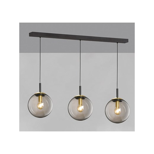 FISCHER &amp; HONSEL Lampa wisząca &quot;Dini&quot; w kolorze szarym - 110 x 25 cm ze sklepu Limango Polska w kategorii Kolczyki - zdjęcie 174657220