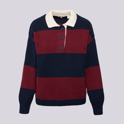 LEVI'S POLO IVY LEAGUE STRIPED POLO REDS M Sizeer