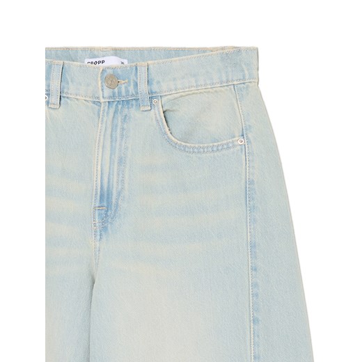Cropp - Jasne jeansy wide leg - niebieski Cropp 38 Cropp
