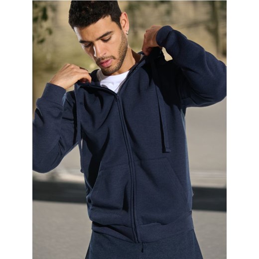 Sinsay - Bluza z kapturem - granatowy ze sklepu Sinsay w kategorii Bluzy męskie - zdjęcie 174659933