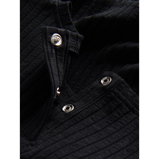 Reserved - Bluzka z falbanką - czarny Reserved 104 (3-4 lata) Reserved