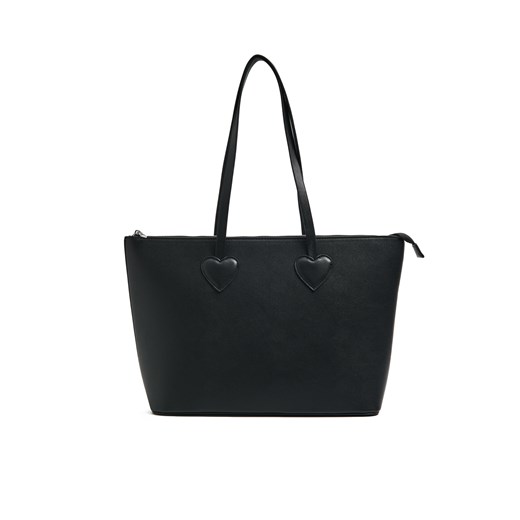 Cropp - Czarna torba shopper - czarny Cropp Uniwersalny Cropp