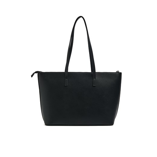 Cropp - Czarna torba shopper - czarny Cropp Uniwersalny Cropp