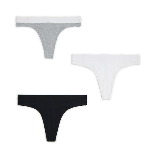 Cropp - 3 pack majtek thong - wielobarwny Cropp XL Cropp